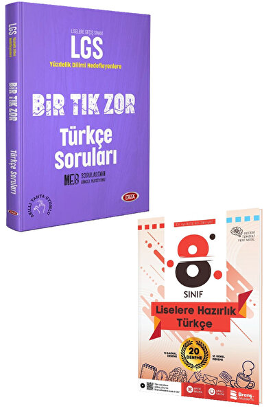 Data Yayınları Data Yayınları LGS Türkçe Bir Tık Zor Sorular+Branş Akademi 8....