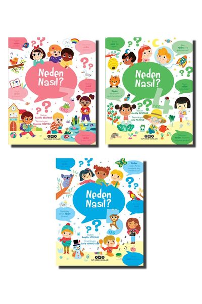 Yapı Kredi Yayınları Neden Nasıl? 3'lü Set (3 - 4 - 5 Yaş )