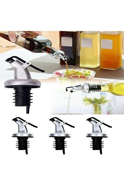 sengenegel 3'lü Kapaklı Şişe Ucu Servis Aparatı Damlalık Yağdanlık Tıpa Tapa ...