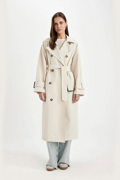 DeFacto Wasserdichter Trenchcoat – normale Passform