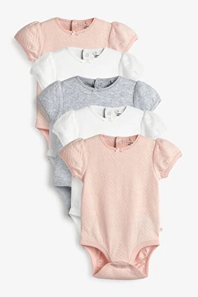 5 Li Kısa Kollu Bodysuit