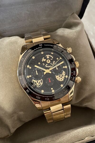 Leerybee SK-35 Erkek İskelet Model Vintage Kol Saati