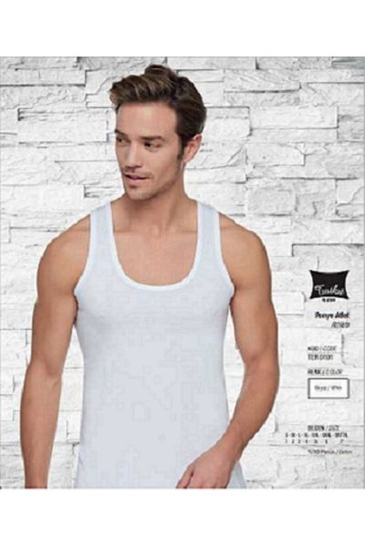 Tutku Tricou alb pentru bărbați - pachet de 6