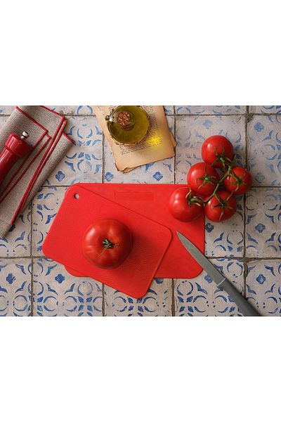 TURALLİ 2-Piece Flexible Cutting Board, Bendable Cutting Mat