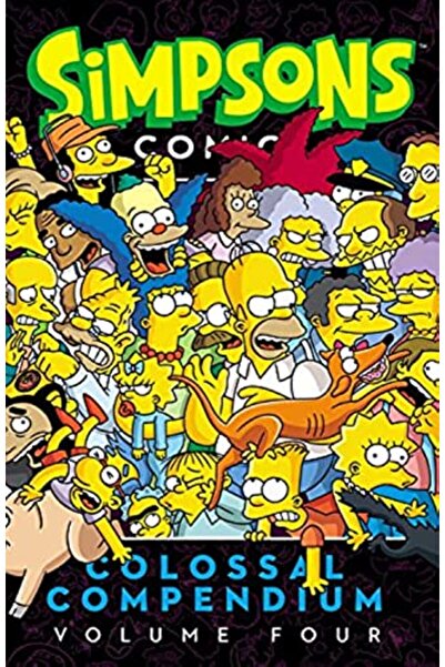 Harper Collins مجموعة القصص المصورة الضخمة لعائلة سيمبسون، المجلد 4