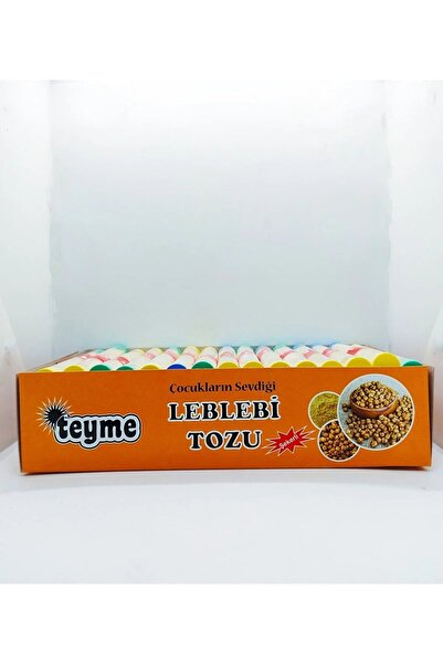 Emrah Gültekin Nostalji Leblebi Tozu (40 Adet Tüp) Tatlı Eğlenceli Atıştırmalık 80'li Ve 90'lı Yılların Efsanesi