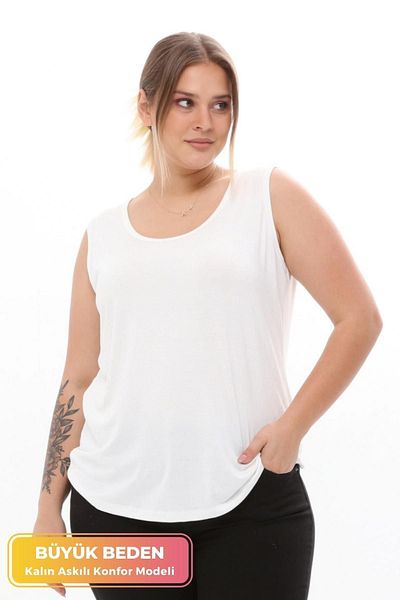 tarzımsüper Large Size Lycra Sleeveless Undershirt - 4 Seasons Sports and Casual Model