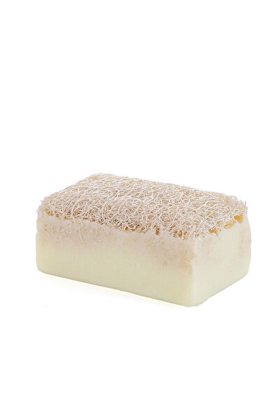 MirCotton Doğal Kabak Lifli El Yapımı Sabunu 'Keçi Sütü' 120 gr