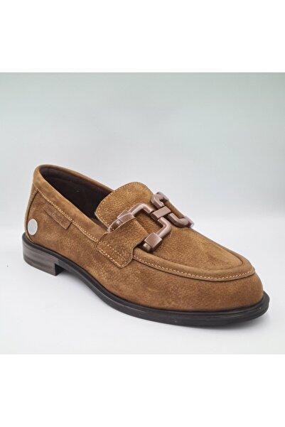 Mammamia D24KA-3420 Горіх Нубук Натуральна шкіра - Жіночі повсякденні класичн...