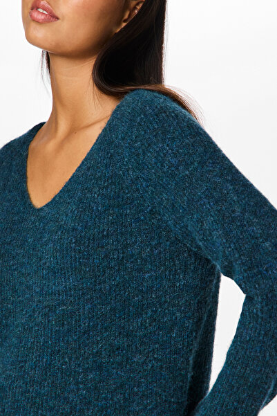 PIECES Strickpullover V-Ausschnitt