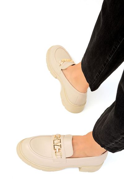 SOHO Beige Freizeitschuhe für Damen 19528