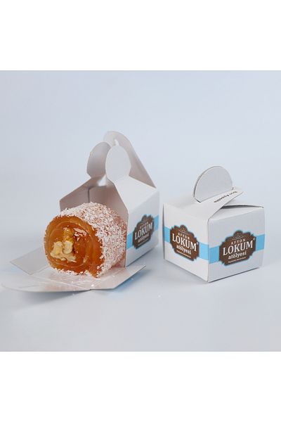 Lokum Atölyesi 250g Classic Walnut Wrapped Turkish Delight - 10 Pieces in Single Box