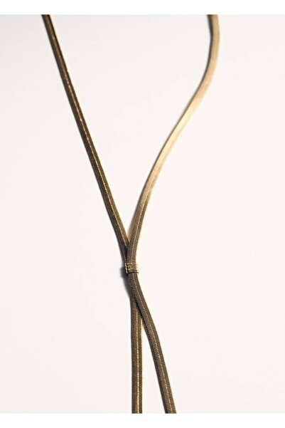 MANGO Woman Üçlü uzun kolye