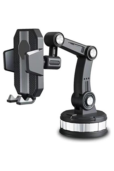 Mi7a Telefon Tutucu Ultra Güçlü Vantuzlu Torpido Üstü ve Cama Yapışan Araç Içi Telefon Tutucu 360 Döner B