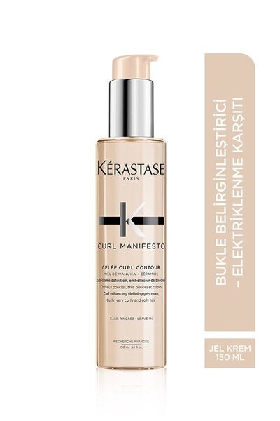 Kerastase --Curl Manifesto Gelée Curl Contour -Çok Kıvırcık ve İnce Bukleli S...