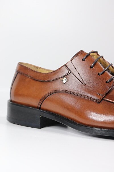 Fosco - 2761 Taba Hakiki Deri Erkek Klasik Ayakkabı