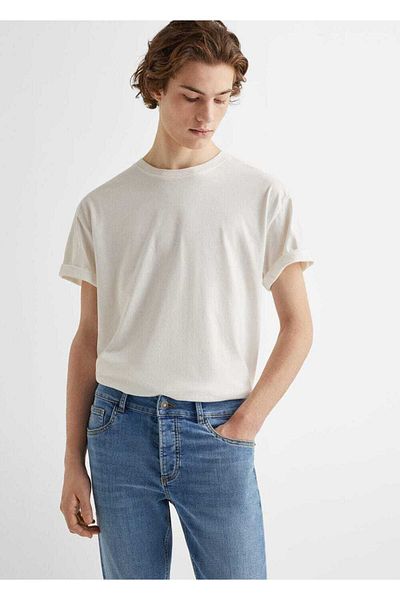 Mango Teen Τζιν Slim Fit με κουμπιά