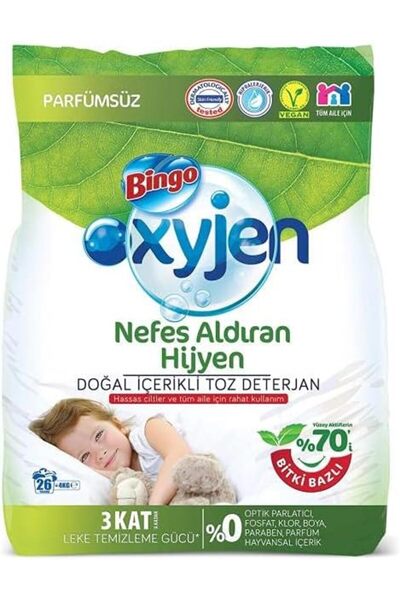 Bingo Matik Oxyjen, Doğal, 4 Kg