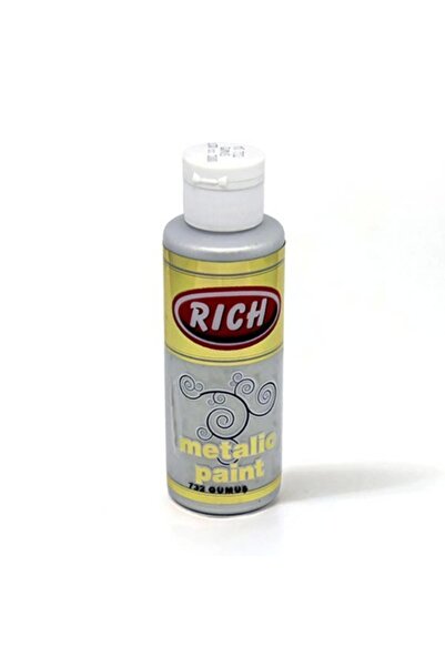 Rich Metalik Akrilik Boya 130 Cc Gümüş 861130