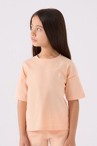 U.S. Polo Assn. Girl's Yellow Bermuda Suit