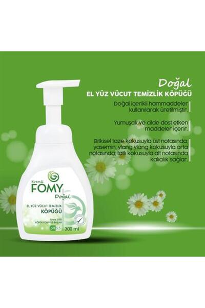 Fomy Doğal Ve Narin El Temizleme Köpüğü - Özenle Hazırlanmış Nemlendirici Yenileyici Formül 500ml