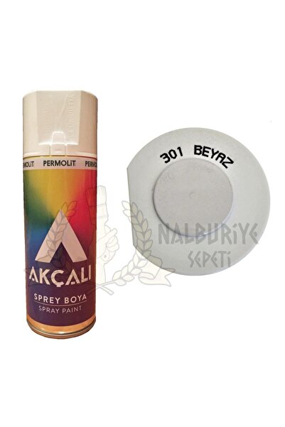 Akçalı Akçalı Akrilik Sprey Boya PARLAK BEYAZ 400 ml - 301