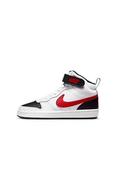 Nike Ayakkabı Günlük Court Borough Mid 2 (Gs) cd7782-110 bilekli  sneker