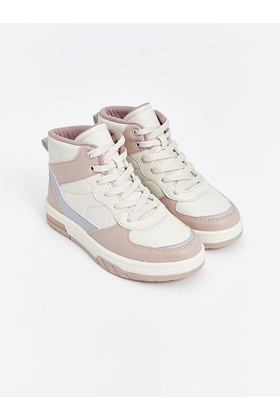 LC Waikiki Lcw Steps Pantofi sport pentru fete cu șireturi până la gleznă