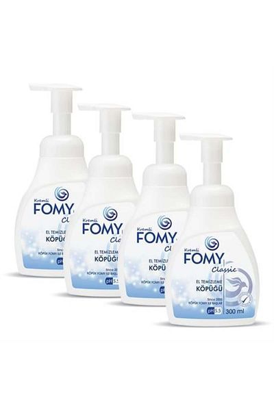 Fomy 4X300Ml Classic Refreshing Cleansing Creamy - Easy-Rinse Skin Cleansing Foam