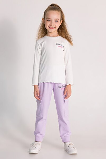 DMB BOYS & GIRLS Fata - Bady cu mânecă lungă imprimată din bumbac