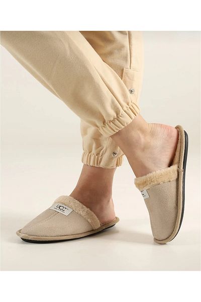 WOSSE Παντόφλες σπιτιού Unisex - Σχέδιο με μαλλί εσωτερικά