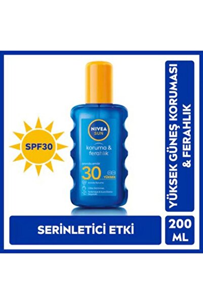 NIVEA Sun SPF30 Koruma Ferahlık Güneş Kremi 200 ml Sprey