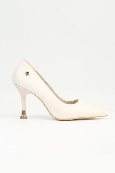 Pierre Cardin ® | PC-54022 Kadın Bej Topuklu Ayakkabı