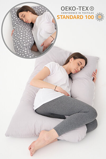Genel Markalar 1ADET Hamile Yastığı Çok Kullanışlı Ortopedik Büyük Şekilli Vü...