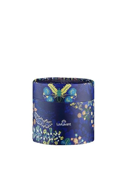 Luvilavant Coffee Cup Set of 2 Purple Lilac Colored Lavender Pattern