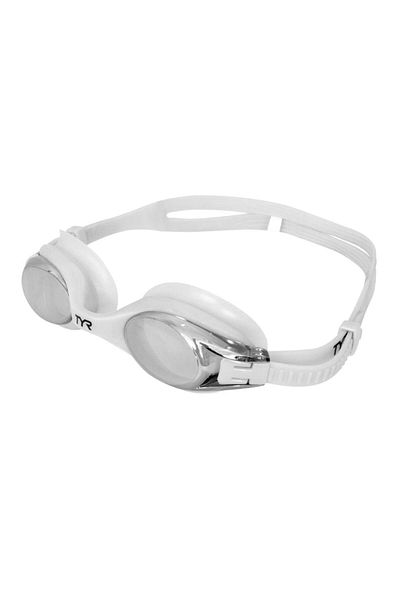 TYR Big Swimple Mirrored Swim Goggles (Silver/Grey/White)