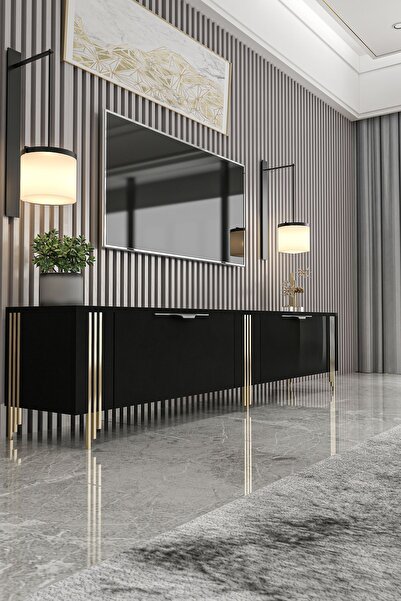 Givayo Mobilya Tora Alt Tv Ünitesi Siyah