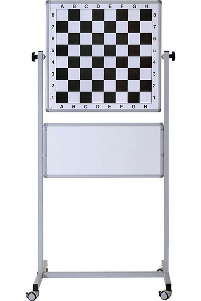 Panda Standing Chessboard 70x110 Cm Magnetic Wheeled Standing Board
