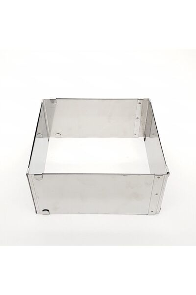 PASTA VİTRİN Ayarlanabilir Kare Pasta Kek Pandispanya Kalıbı 8 Cm