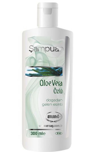 Ersağ 300 ml Aloe Vera Extract Shampoo