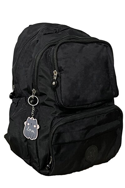 Petköy Crinkle Backpack Waterproof Fabric Large Size Multi-Compartment School...