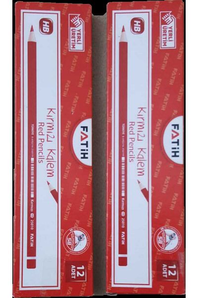 Fatih FATİH Red Copy Pen 12 Pieces Box X 2 Pieces