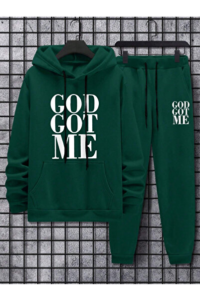 Black Sokak Πράσινη αθλητική φόρμα - Κάτω και επάνω σετ