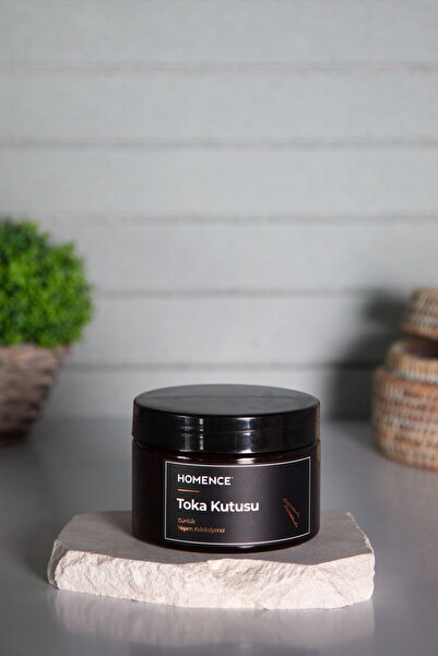 homence Buckle Box Labeled Plastic Organizer Jar Amber 250 ml