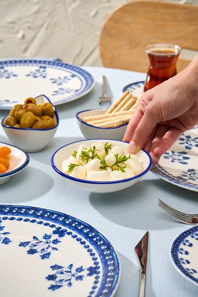 Karaca Forever Bone Aegean 16 Piece Breakfast Set for 4 Persons