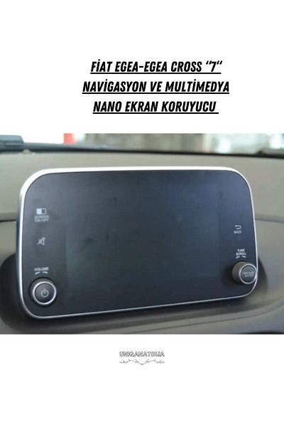 UniqAnatolia Fiat Egea - Egea Cross 7" Multimedia Nano Screen Protector