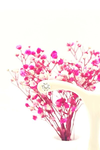 LİSA MÜCEVHERAT Moom Mücevherat Tek Taş 14 Ayar 6 Tırnaklı Gösterişli Altın Küpe