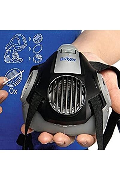 Dräger X-plore 3300 Yarım Yüz Maskesi Filtresiz
