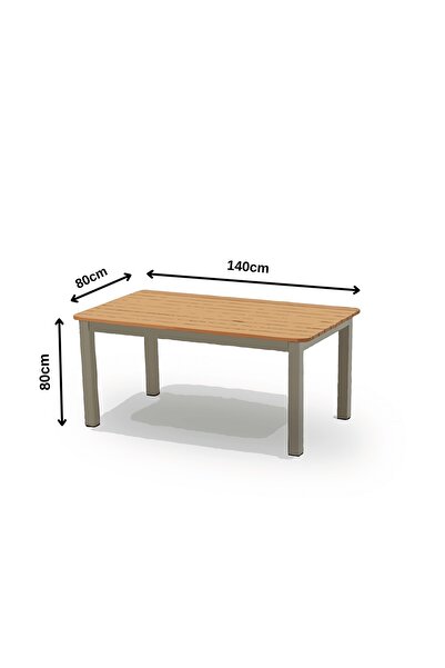 Erinöz Palermo Yüksek Sehpa - Cappucino