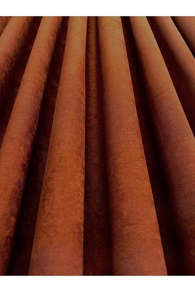 Erdoğanlar Koza Rustic Tile Background - Honeycomb Velvet, 1/3 Close Pleated Island Background